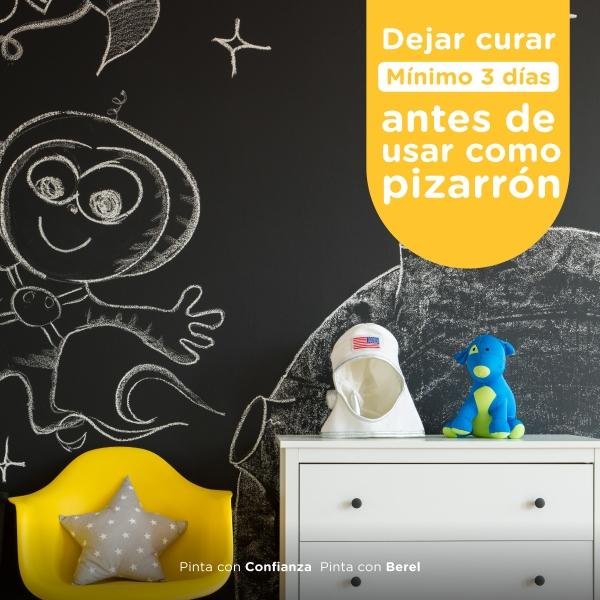 Pintura para pizarrón de gis 1 L