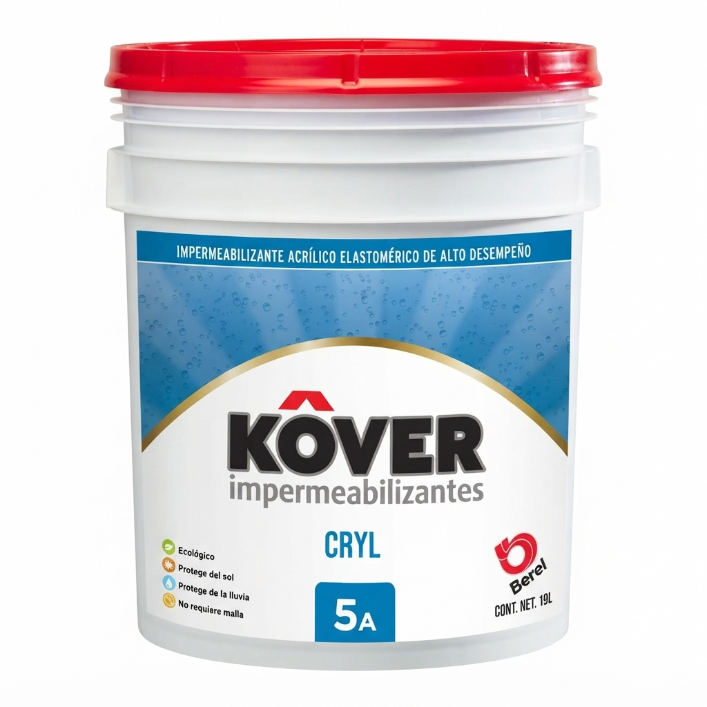 Kover Cryl acrilico 5 años blanco 19 L