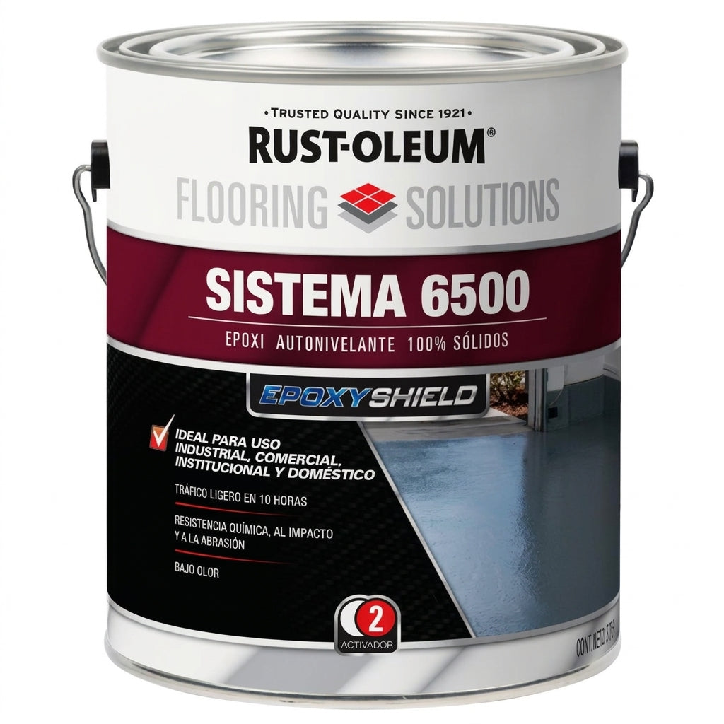 Sistema 6500 Epoxi Autonivelante 100% Sólidos KIT