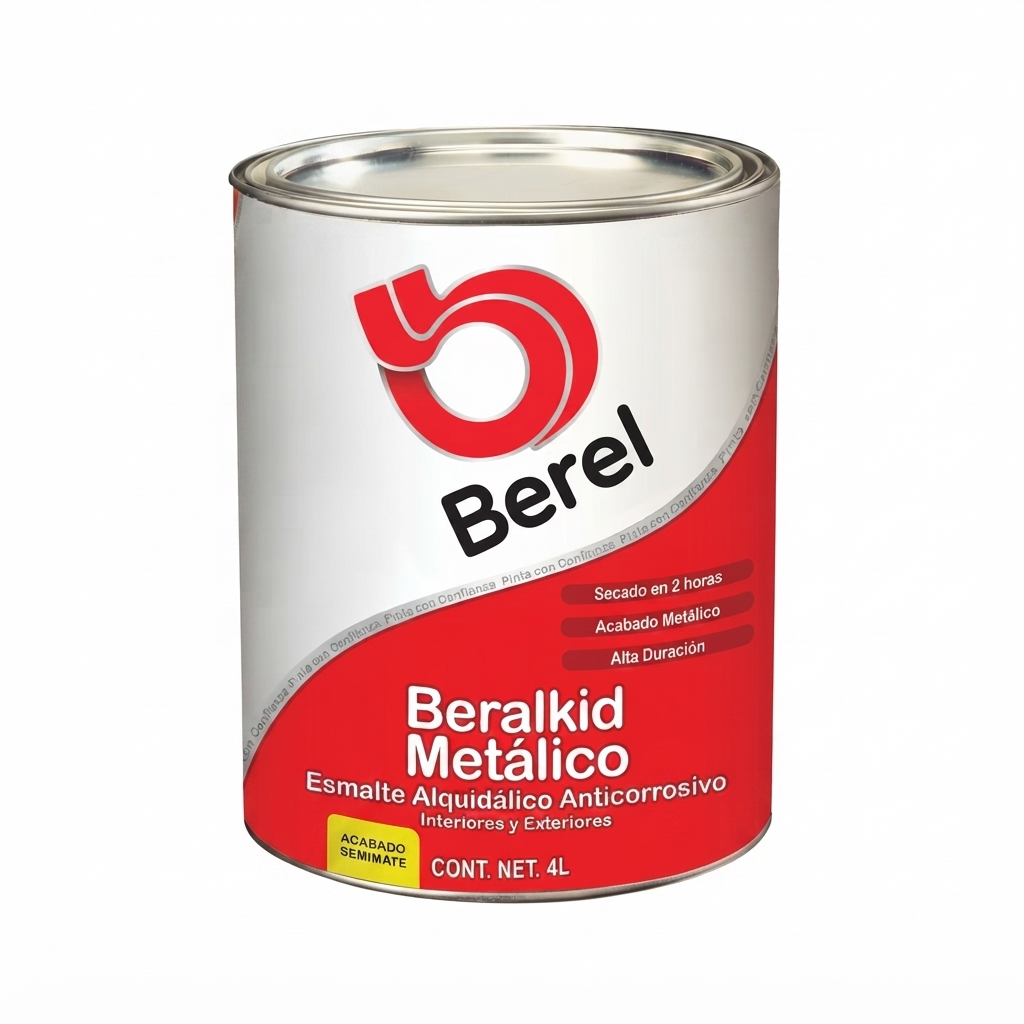 Esmalte Beralkid metálico 4 L