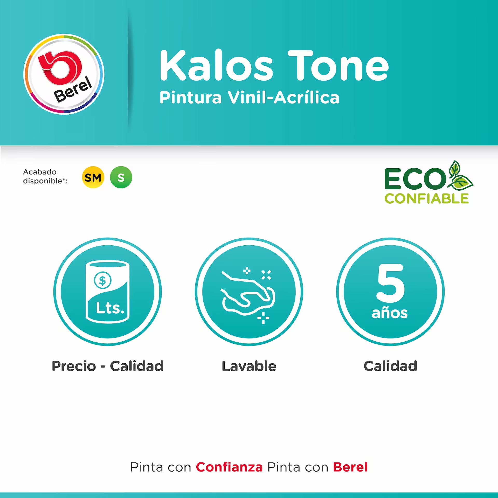 Pintura vinil-acrilica Kalos satin 19 L