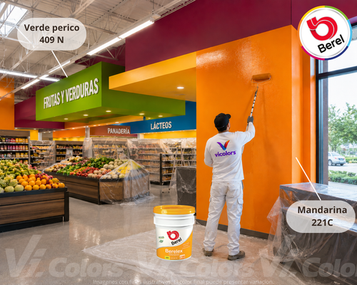 Pintura acrilica Berelex semimate 19 L