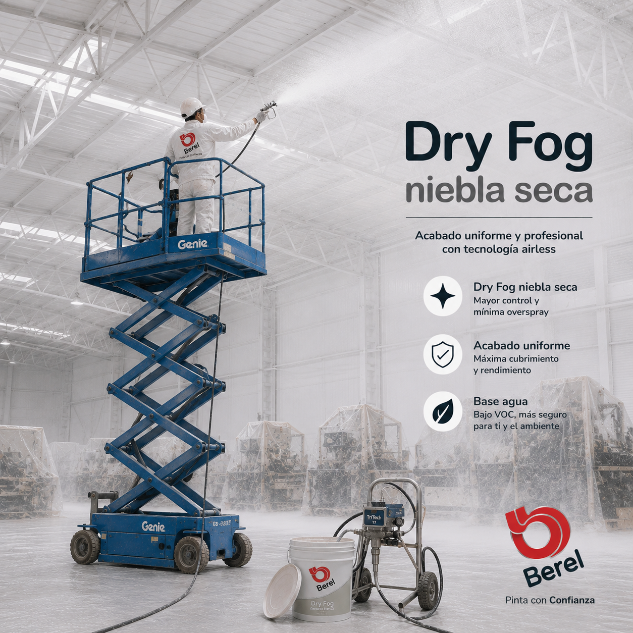 Dry Fog base agua blanco 427004 19 L