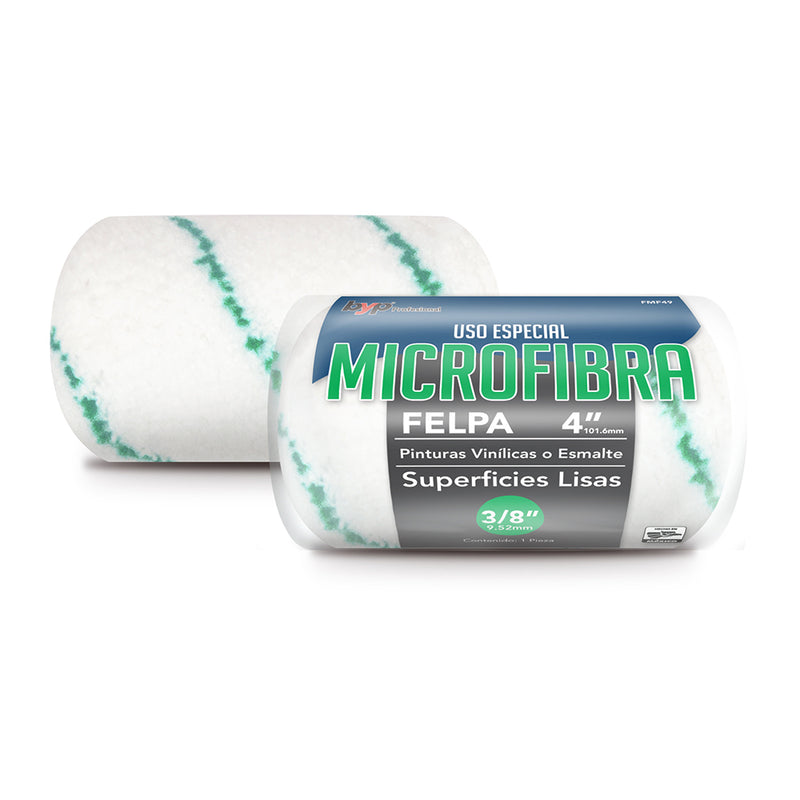Felpa microfibra 4" x 3/4" byp
