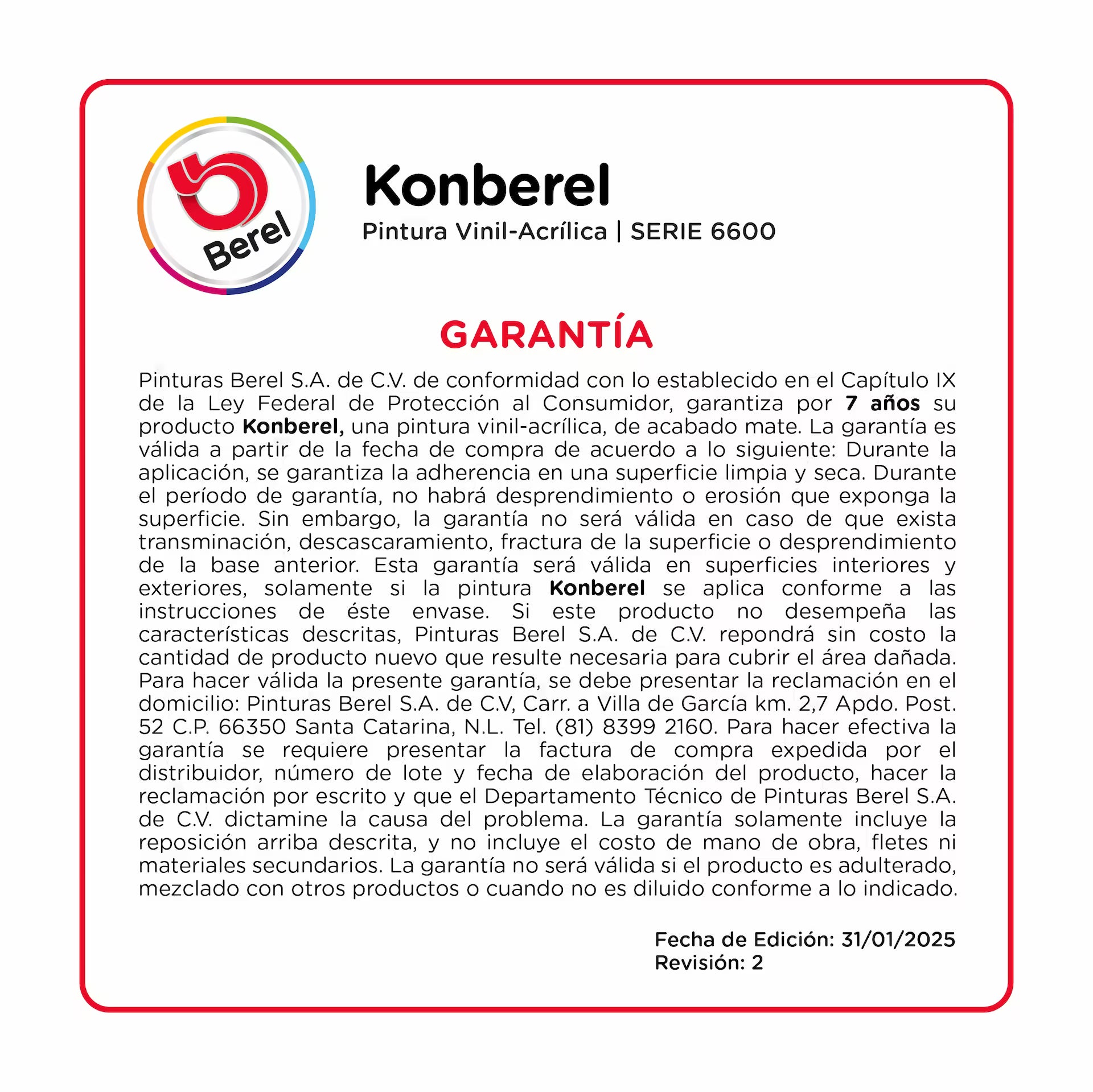 Pintura vinil-acrilica Konberel mate 19 L