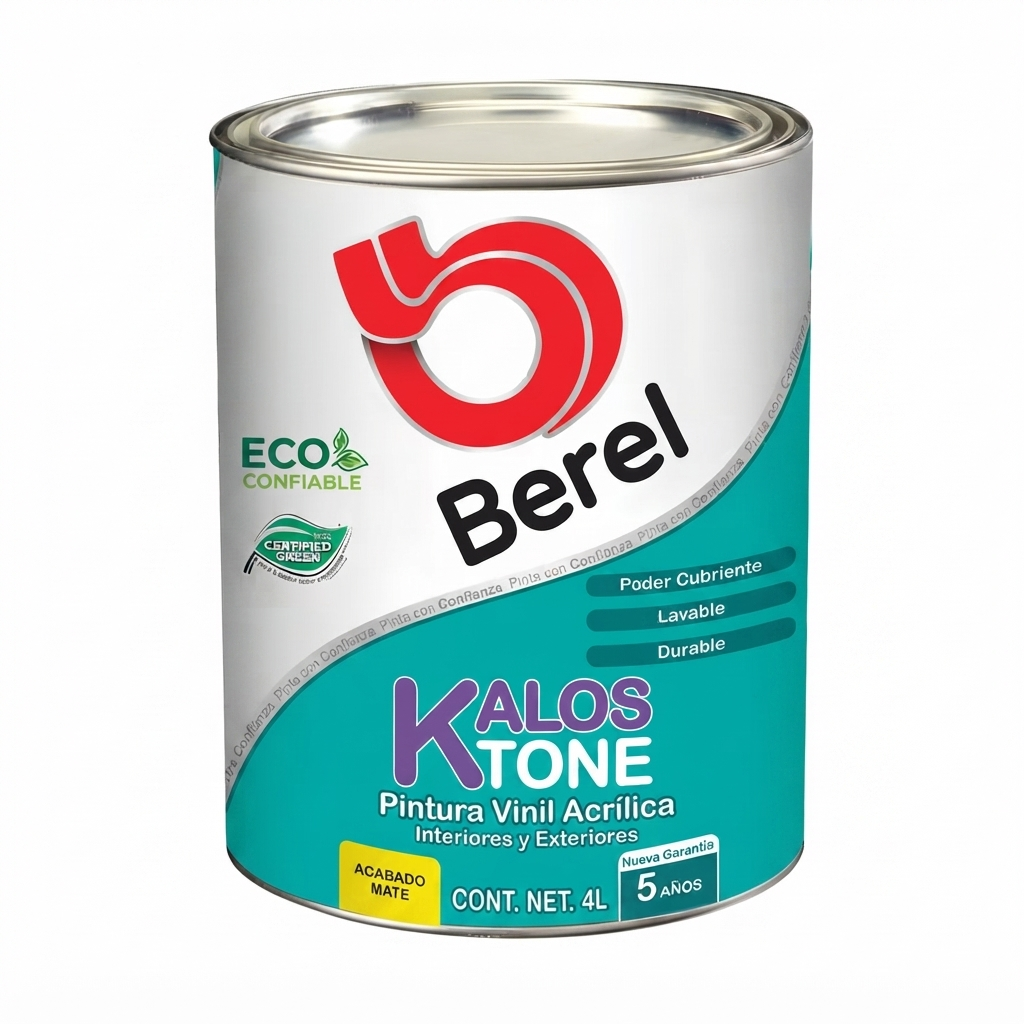 Pintura vinil-acrilica Kalos satin 4 L