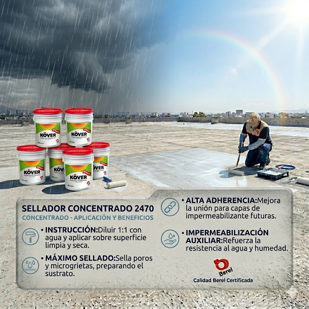 Sellador Kover concentrado 2470 4 L