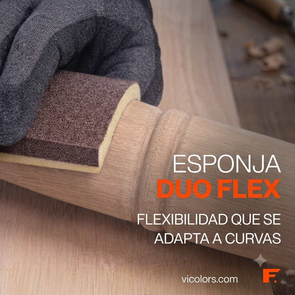 Lija esponja abrasiva duo flex 150