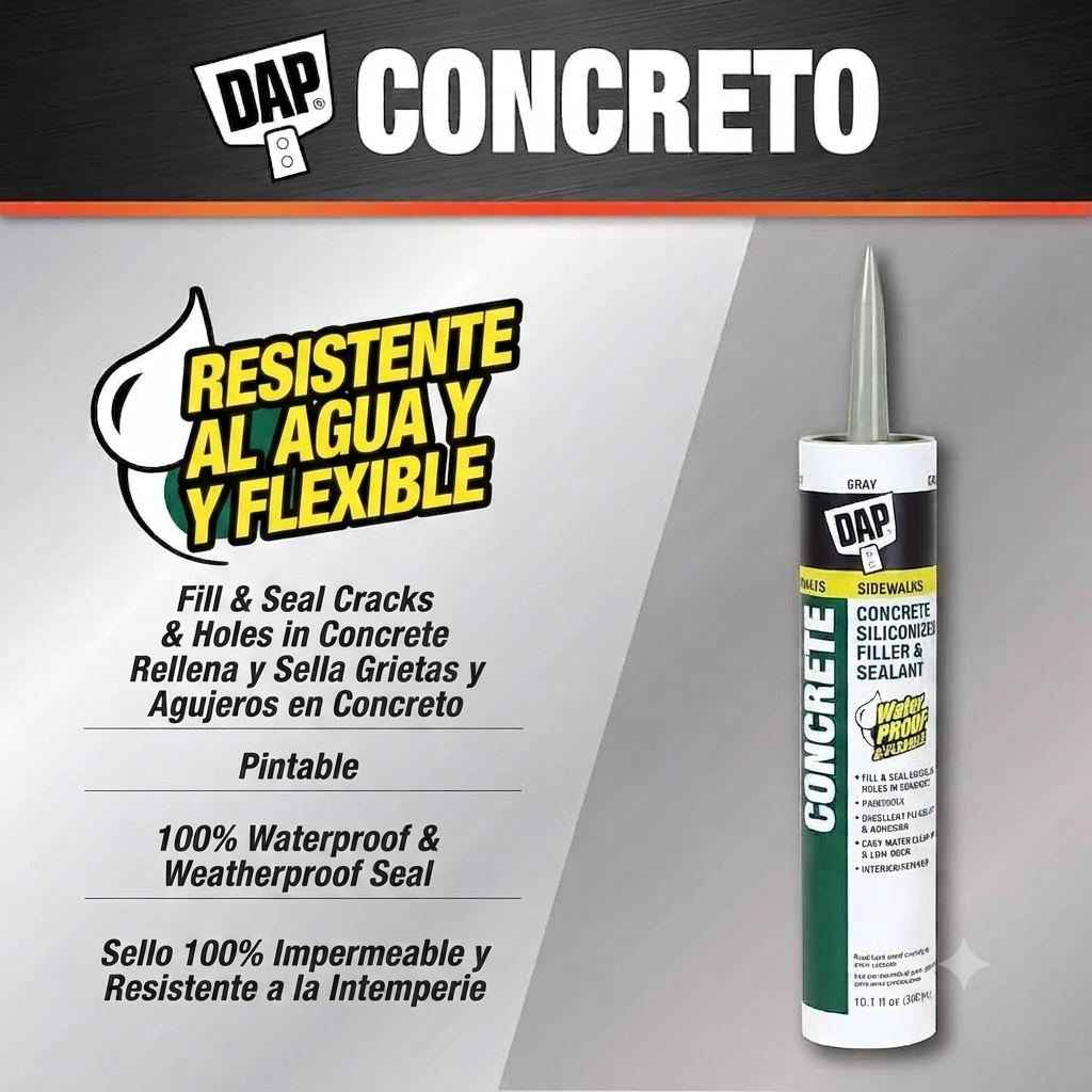 DAP Sellador CONCRETO Gris 300 ml
