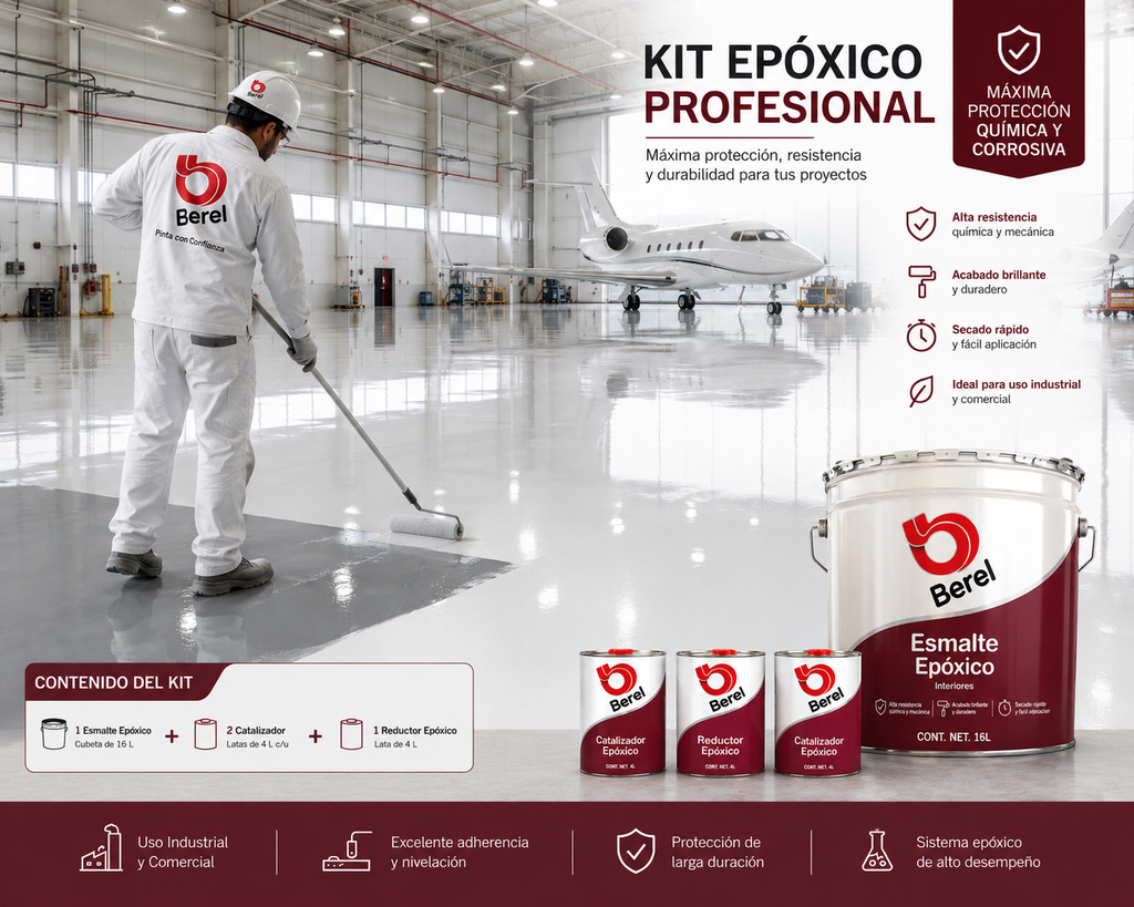 Epoxico Berel serie 5900 KIT de Cubeta