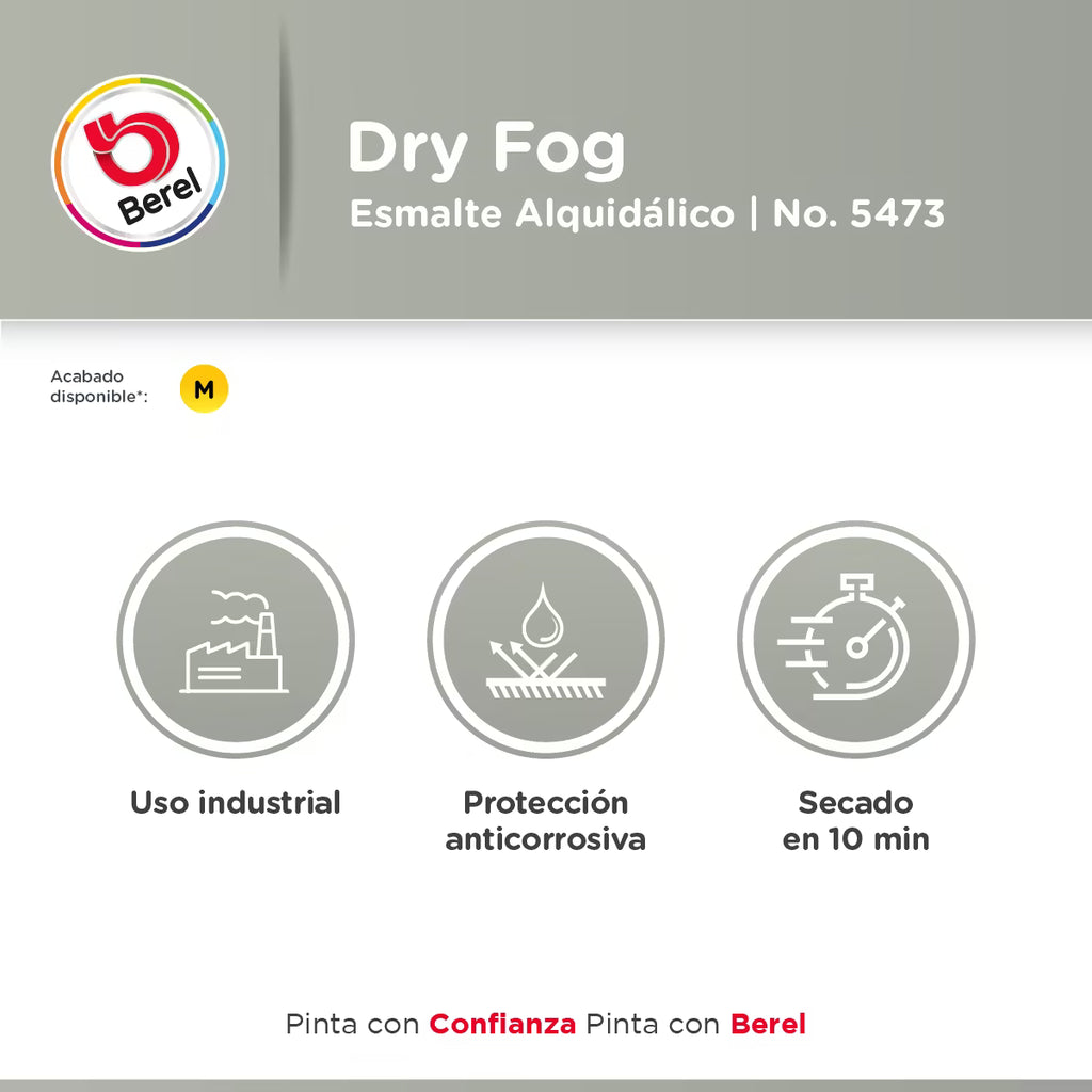Dry Fog esmalte blanco 5473 19 L