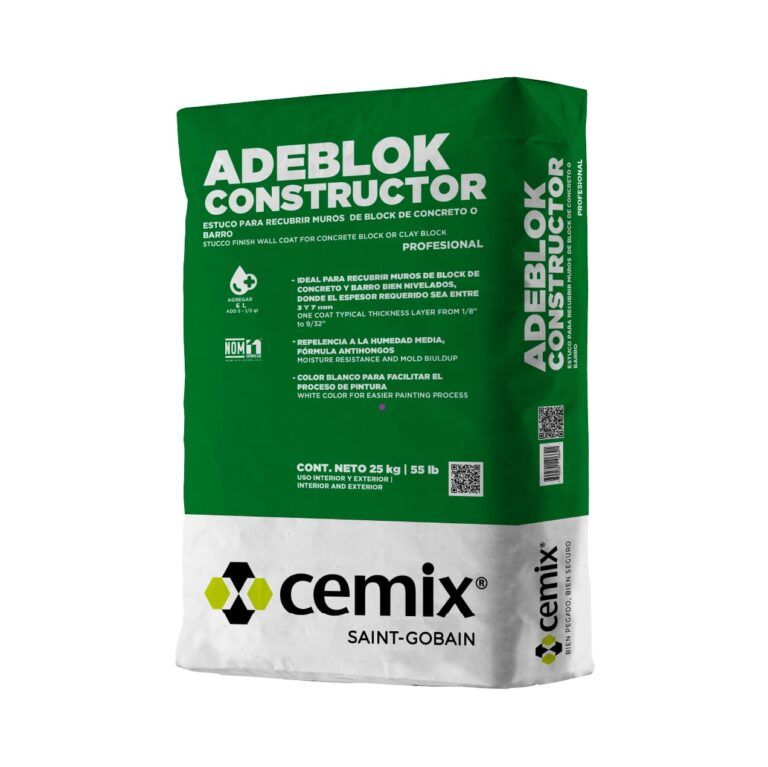 Estuco Adeblok Constructor 40 Kg Cemix