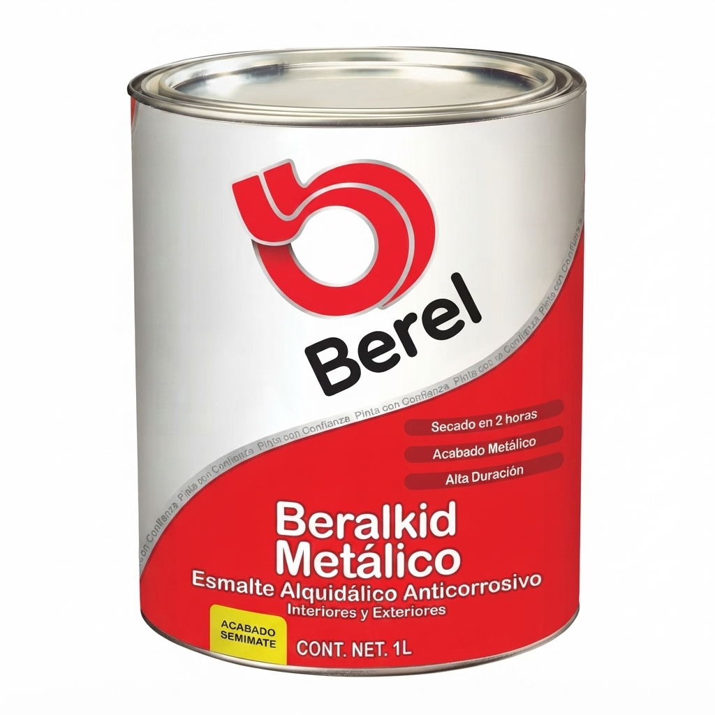 Esmalte Beralkid metálico 1 L