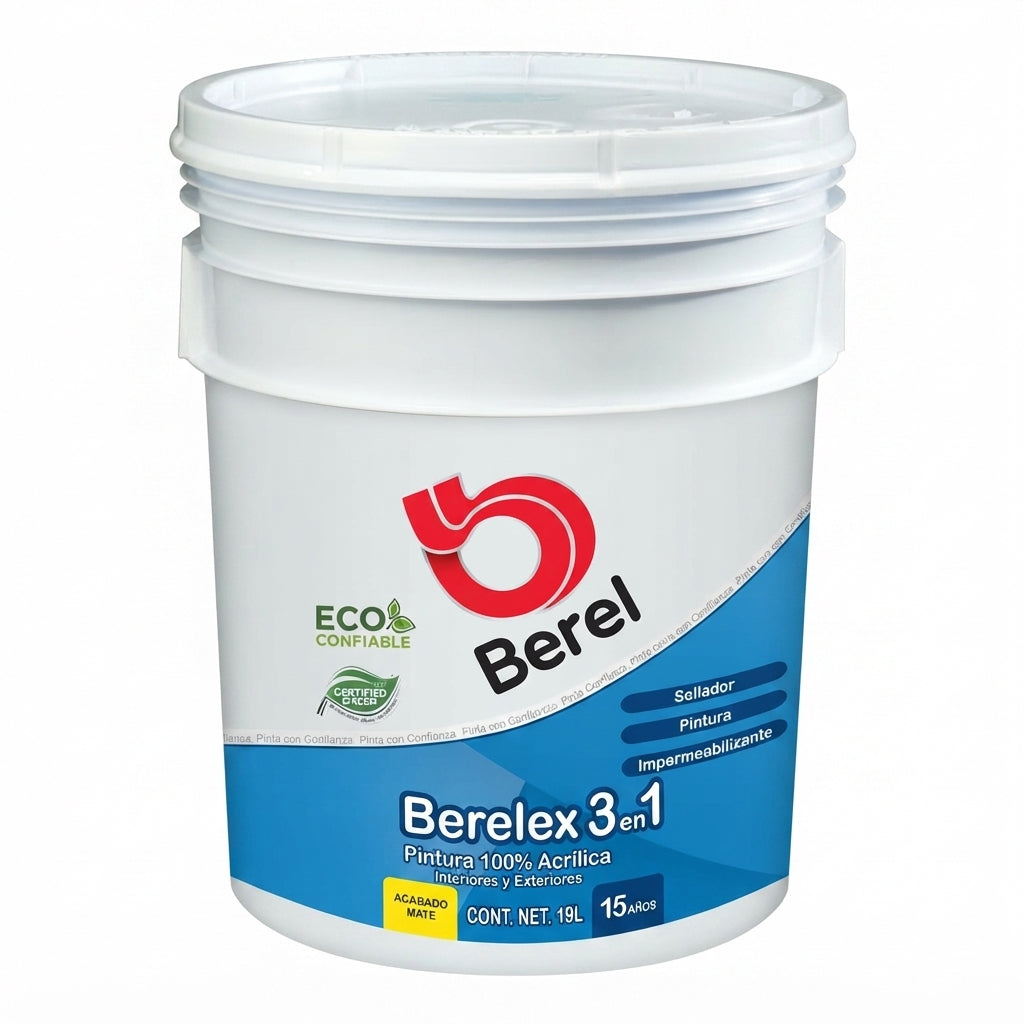 Berelex 3 en 1 - Primer - Pintura - Imper 19 L