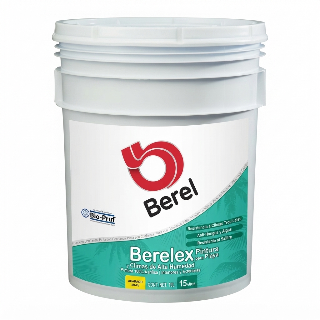 Pintura 100% acrilica Berelex playa 19 L