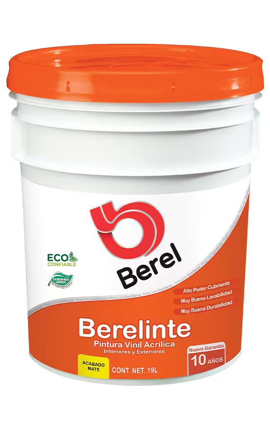 Pintura vinil-acrilica Berelinte mate 19 L