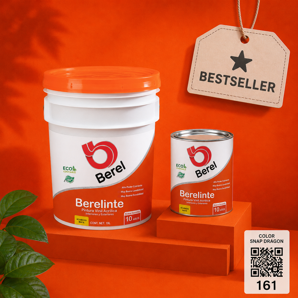 Pintura vinil-acrilica Berelinte mate 19 L