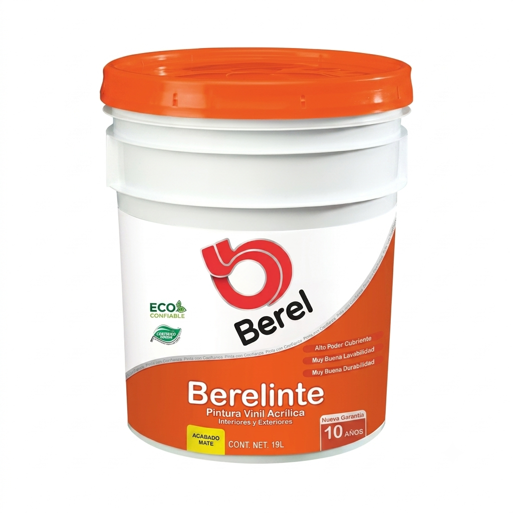 Pintura vinil-acrilica Berelinte mate 19 L