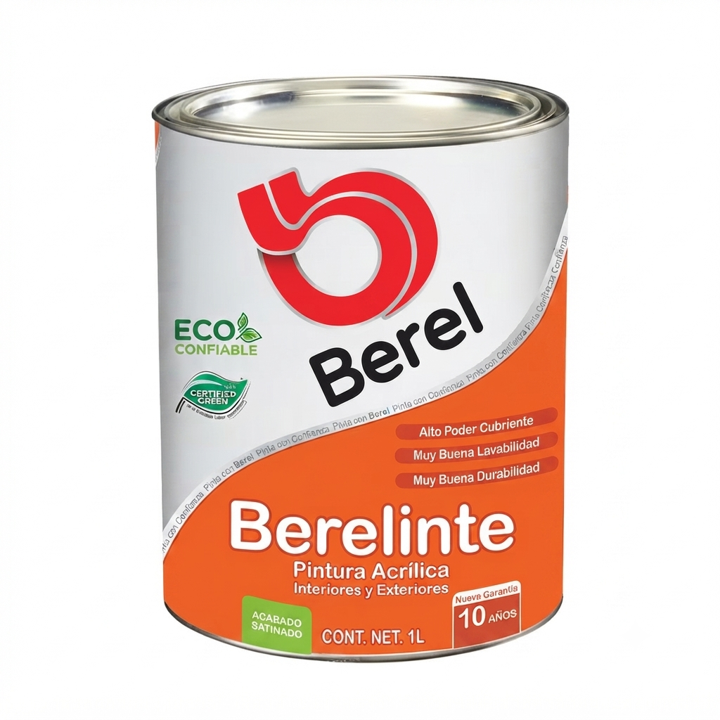 Pintura vinil-acrilica Berelinte satin 1 L