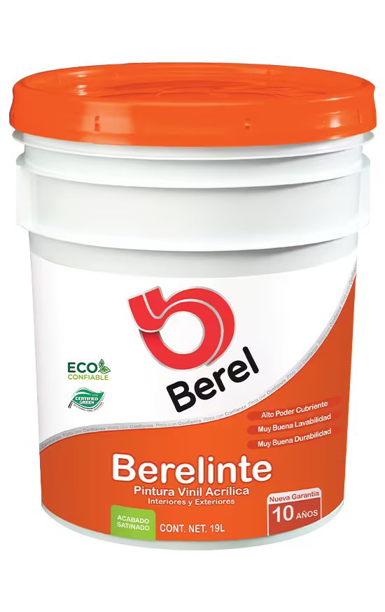Pintura vinili-acrilica Berelinte satin 19 L