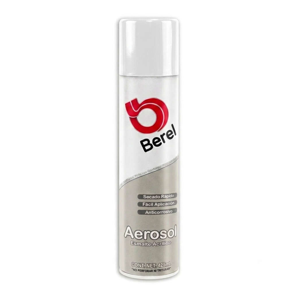 Aerosol blanco brillante Berel 425 ml
