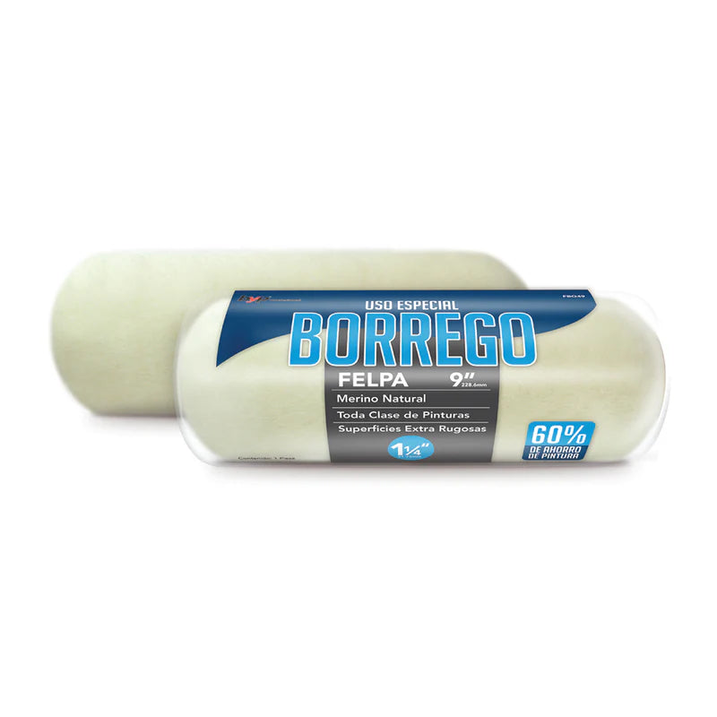 Felpa Borrego 9" x 1 - 1/4"