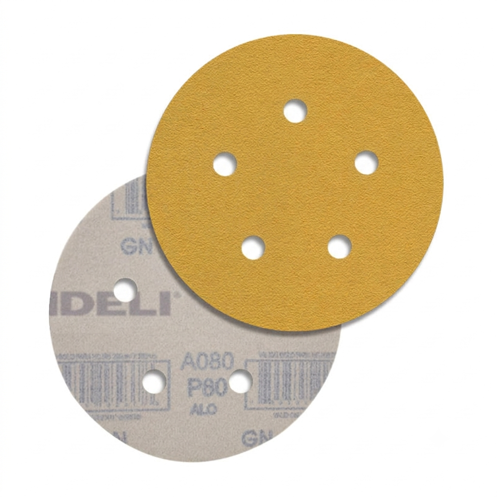 Lija disco velcro 5 perf. 5" grano 120