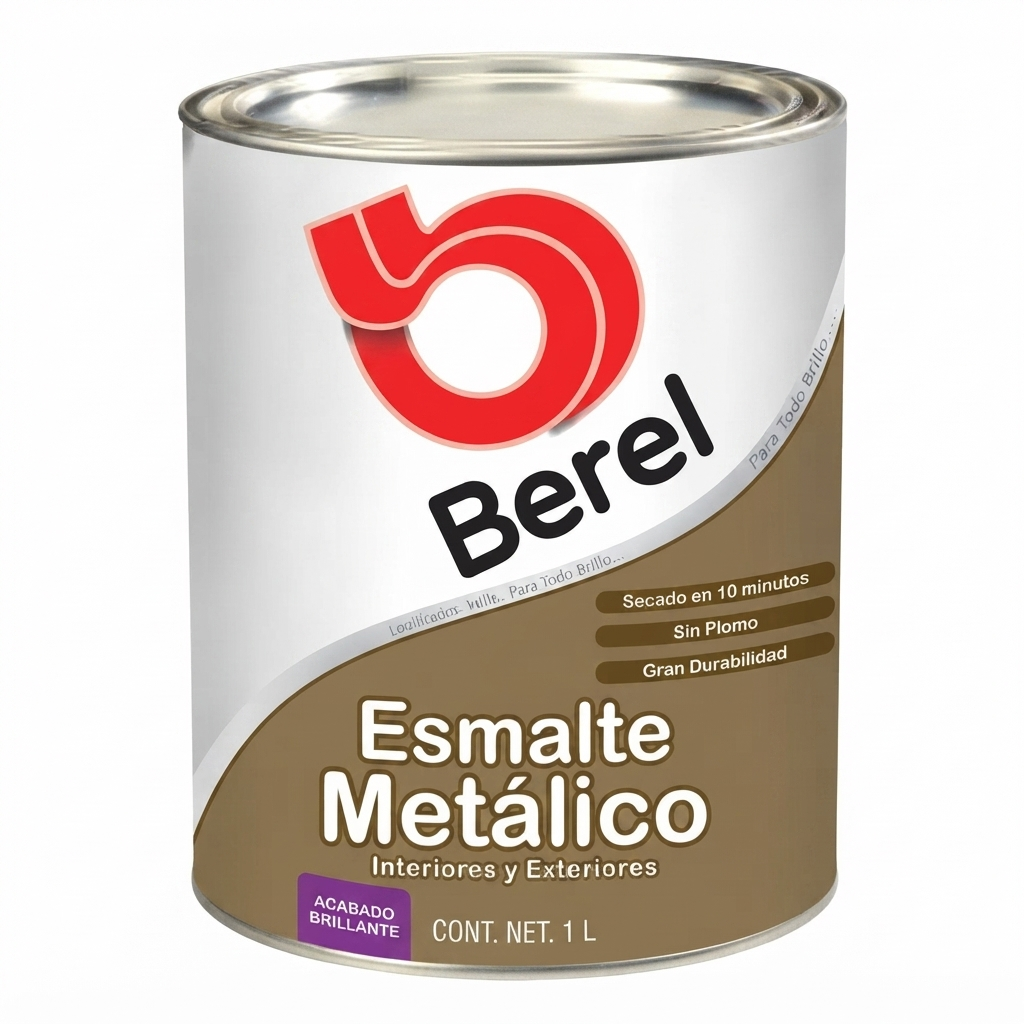 Esmalte metálico oro palido 1 L
