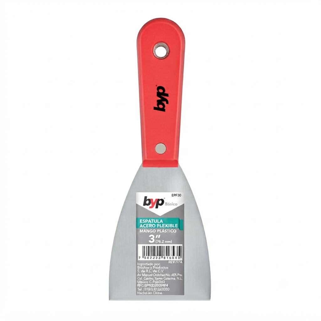 Espatula flexible mango plastico 3" byp
