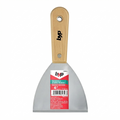 Espatula rigida mango madera 4" byp