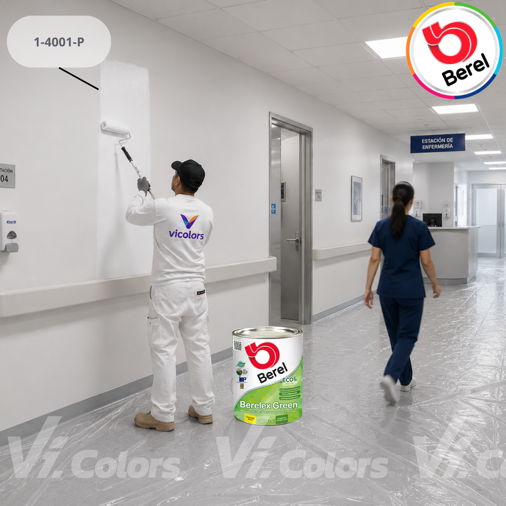 Pintura 100% acrilica Berelex Green 19 L