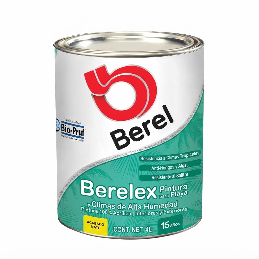 Pintura 100% acrilica Berelex playa 4 L