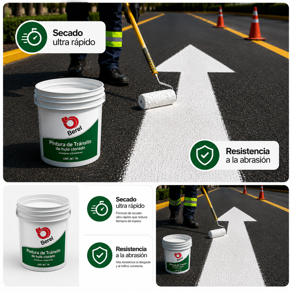 Pintura trafico base agua 19 L