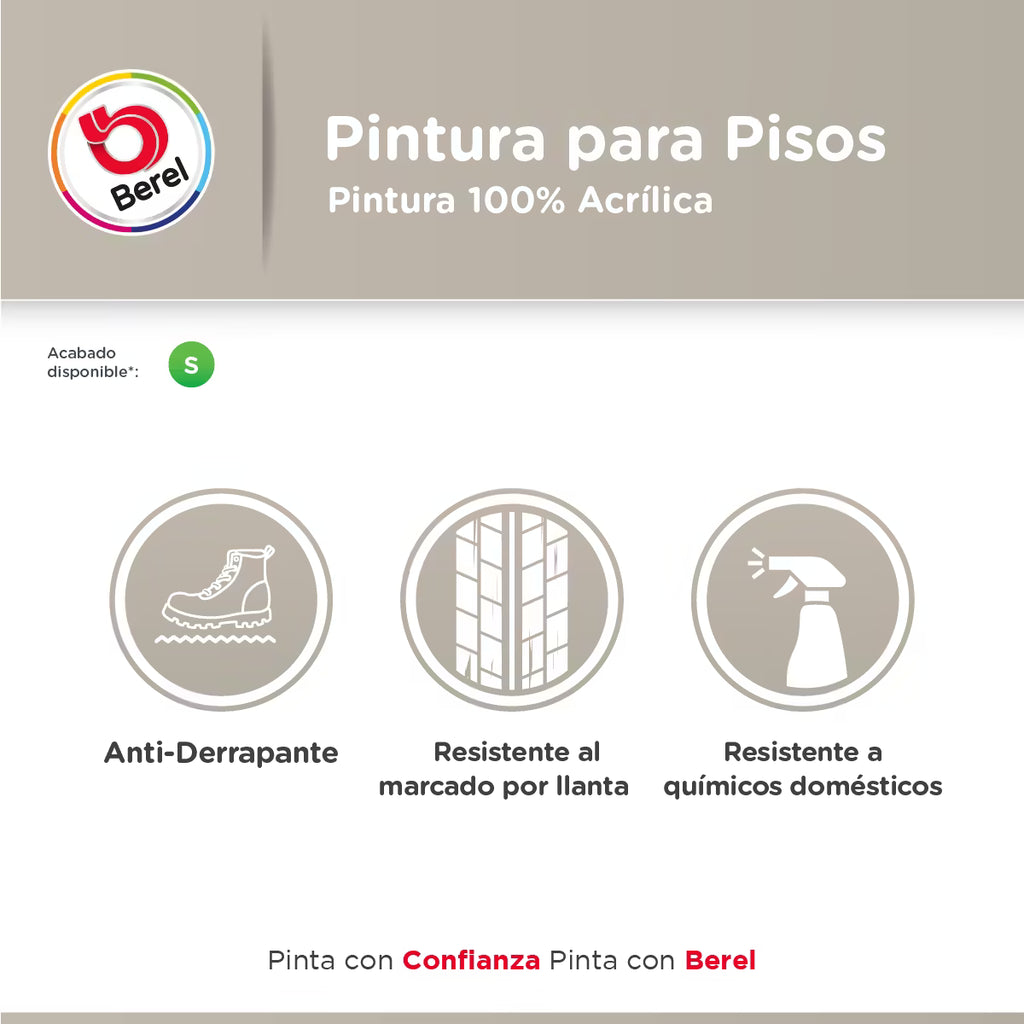 Pintura para pisos arquitectónicos 19 L