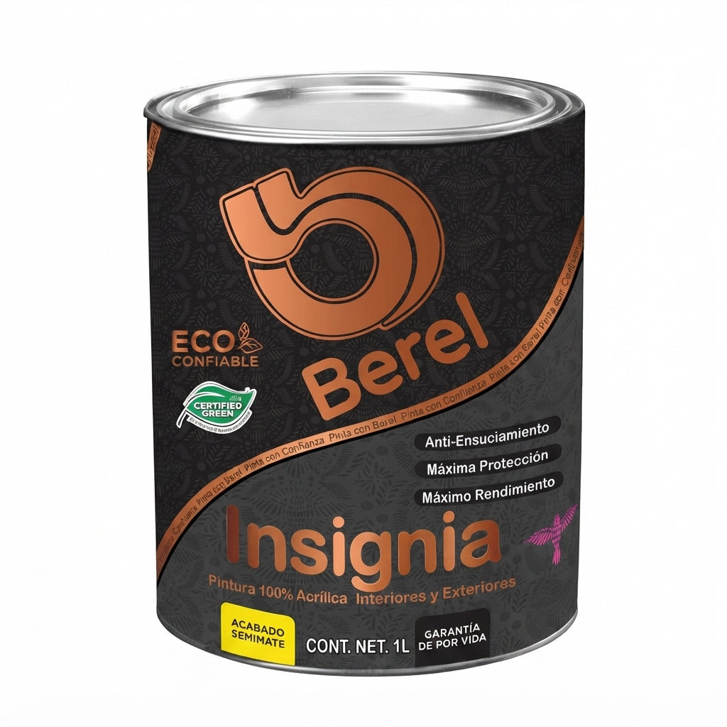 Pintura 100% acrilica Insignia 1 L