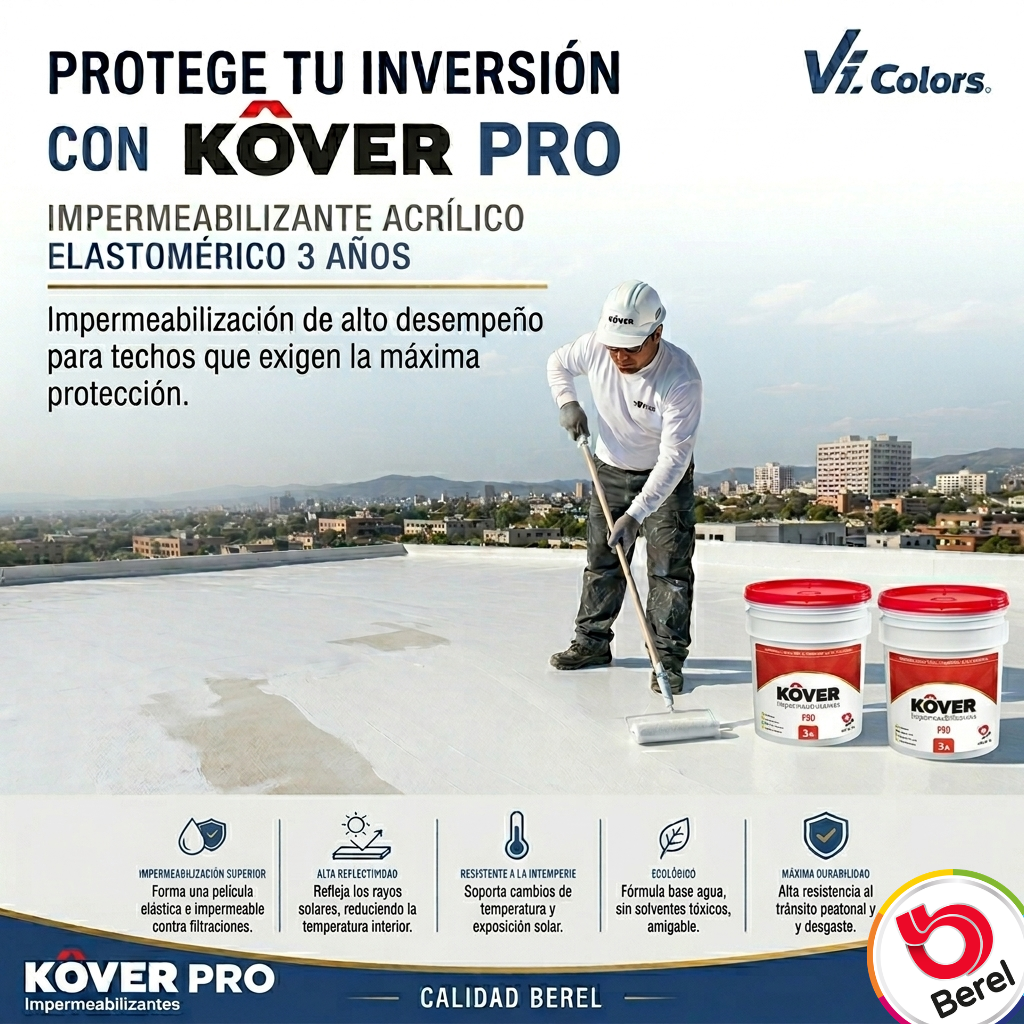 Kover Pro acrílico blanco 3 años 19 L