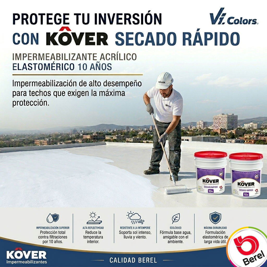 Kover Secado Rápido blanco 10 años 19 L