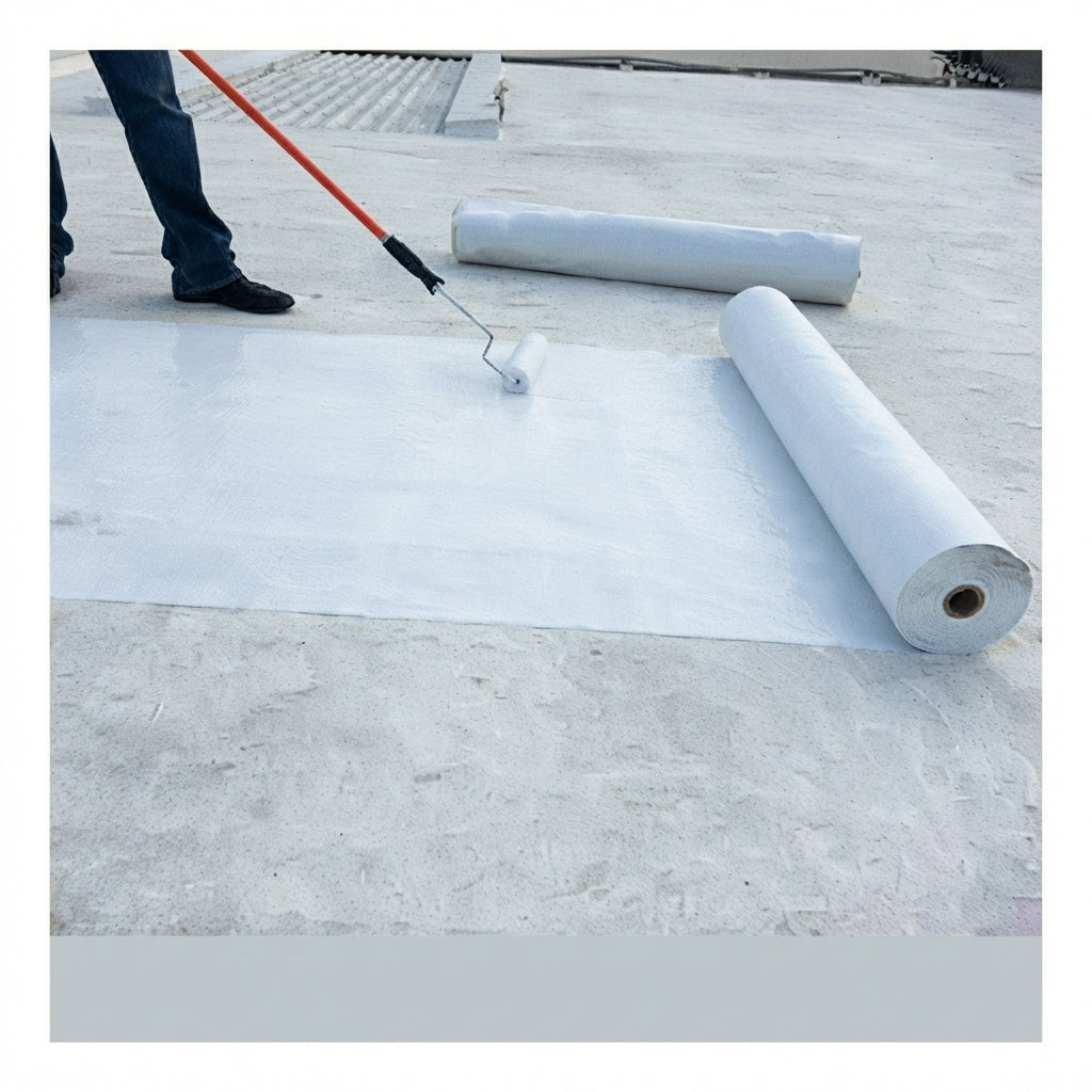 Malla doble refuerzo para impermeabilizar rollo 100 m