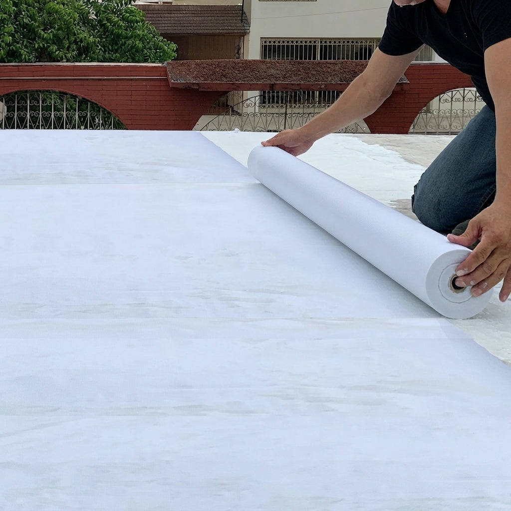 Malla doble refuerzo para impermeabilizar rollo 100 m