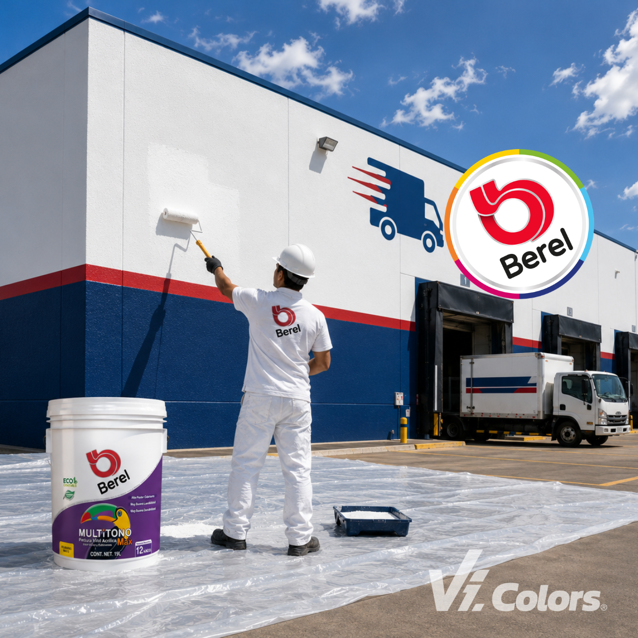 Pintura vinil-acrilica Multitono Max mate 19 L