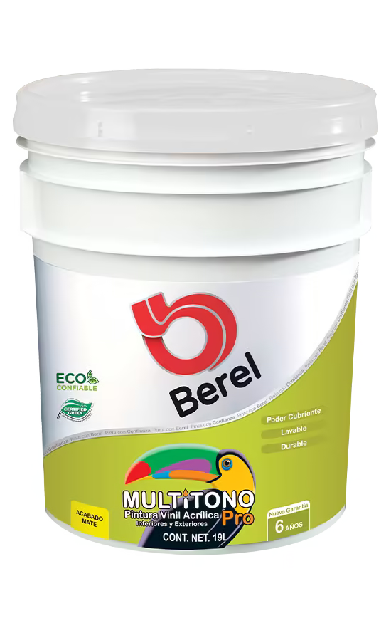 Pintura vinil-acrilica Multitono Pro mate 19 L
