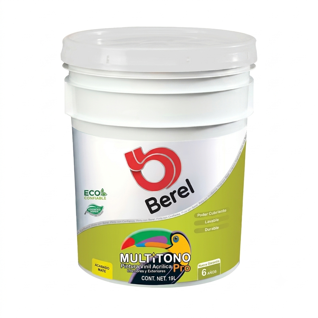 Pintura vinil-acrilica Multitono Pro mate 19 L
