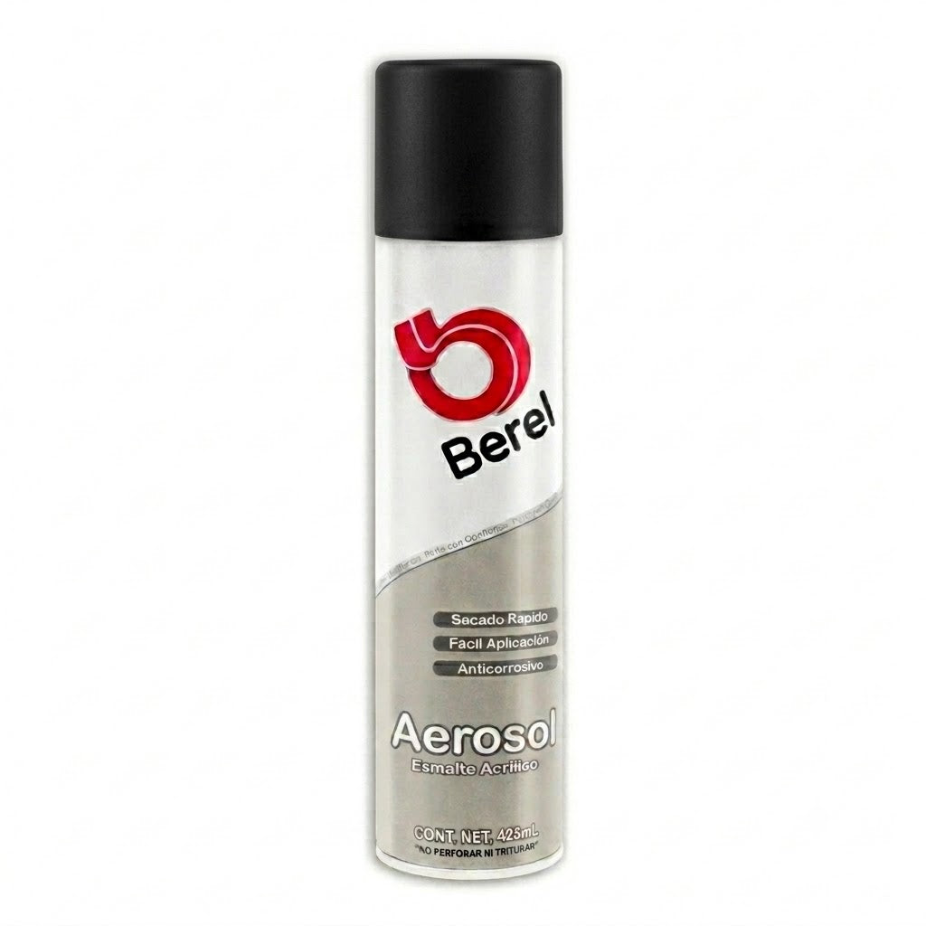 Aerosol negro mate Berel 425 ml