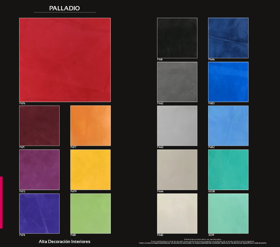 Palladio Corev Cubeta 29 Kg