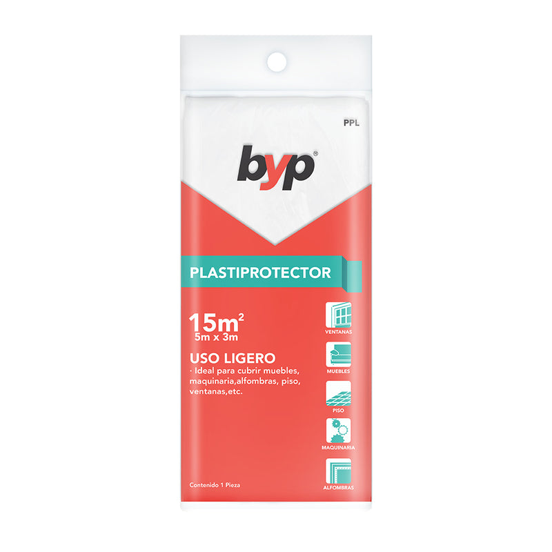 Plastiprotector uso ligero byp 3 x 5 m (15 m2)