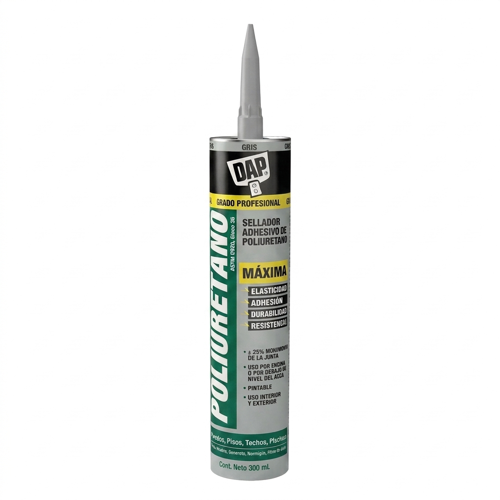 DAP Sellador Poliuretano Gris 300 ml