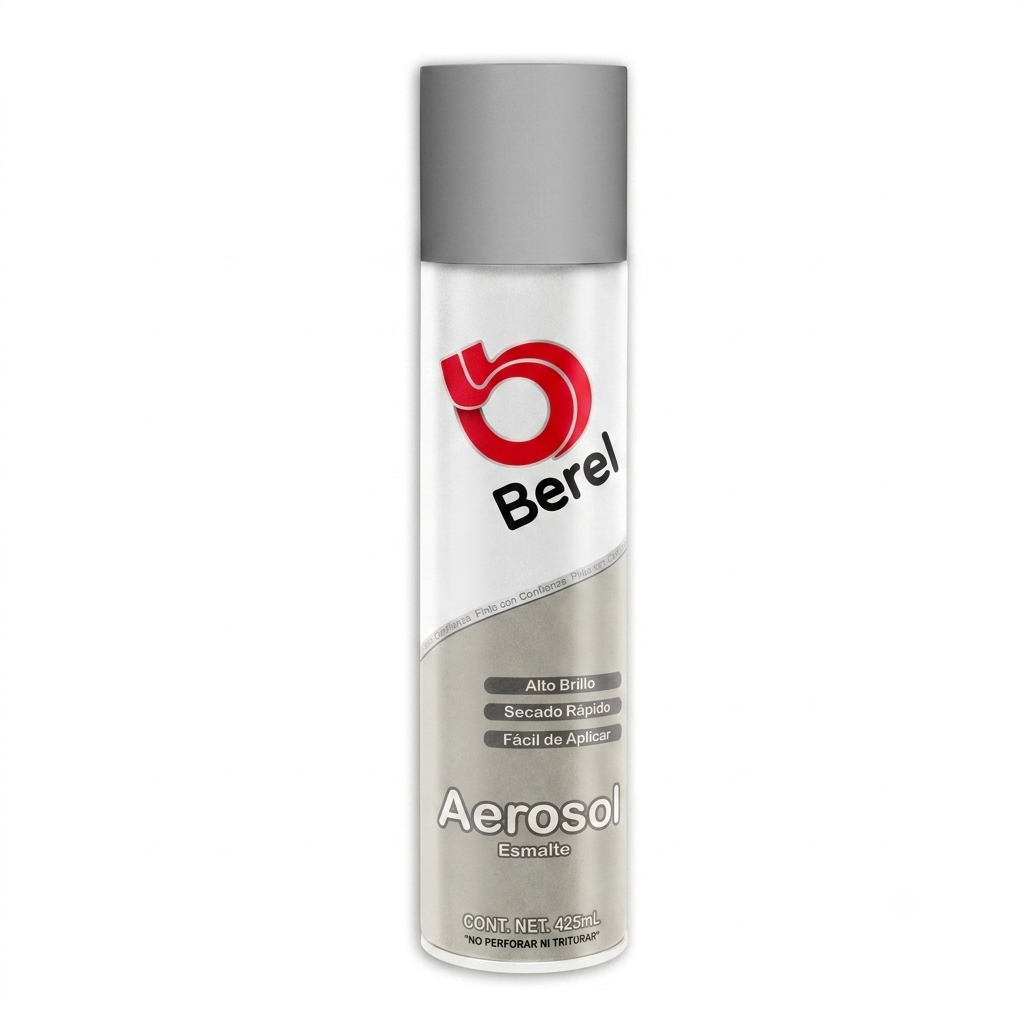 Aerosol aluminio alta temperatura Berel 425 ml