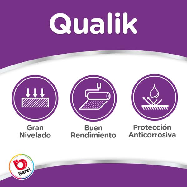 Esmalte Qualik blanco mate 19 L