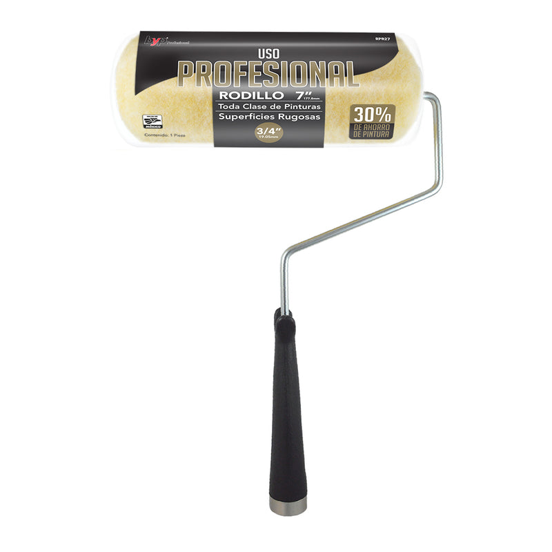 Rodillo profesional medio rugoso 9" x 3/4" byp