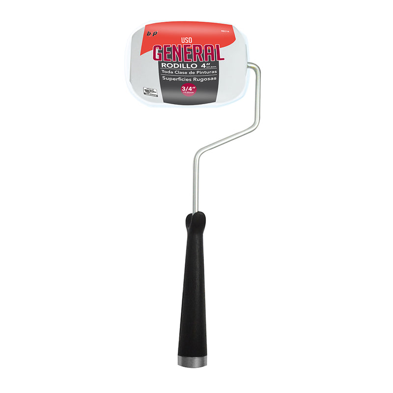 Rodillo corto uso general 4" x 3/4" byp